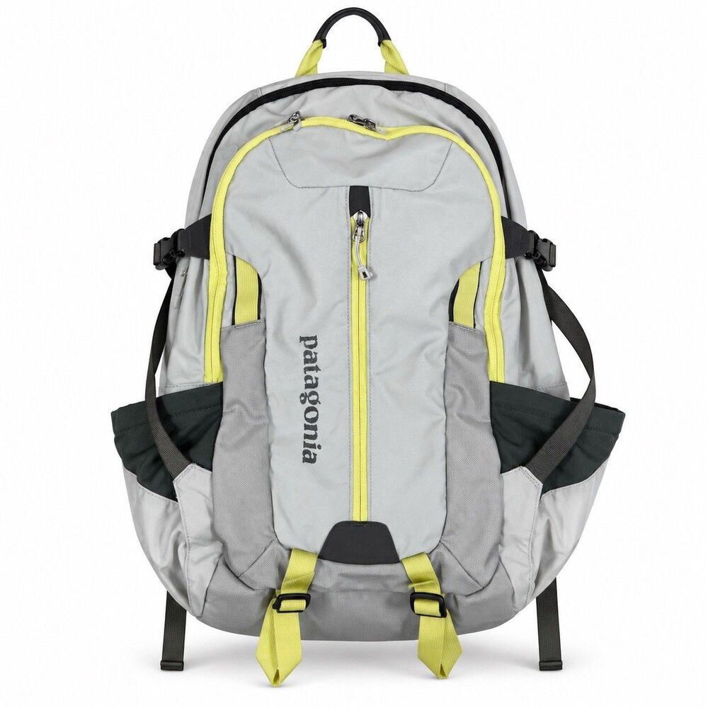 Patagonia Refugio 28L Backpack Gray Yellow Hiking Laptop Travel Daypack